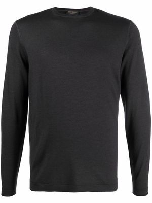 Dell'oglio merino knit crew neck jumper - Grey