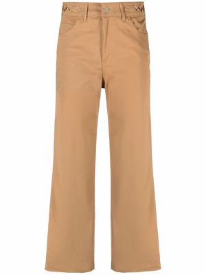 LIU JO straight-leg trousers - Brown