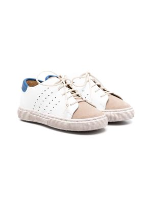 Pèpè colour-block lace-up sneakers - White