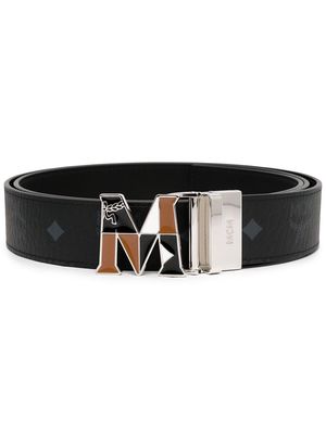 MCM Claus reversible leather belt - Black