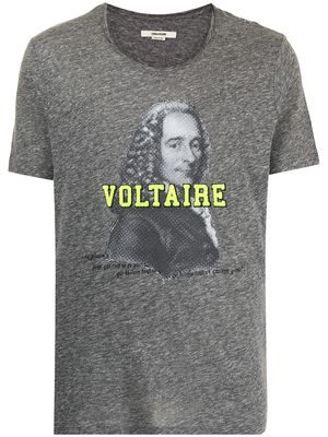 Zadig&Voltaire Toby Chine dyed T-shirt - Grey
