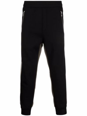 Neil Barrett colour-block sweatpants - Black