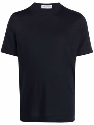 GOES BOTANICAL fine-knit merino T-shirt - Blue