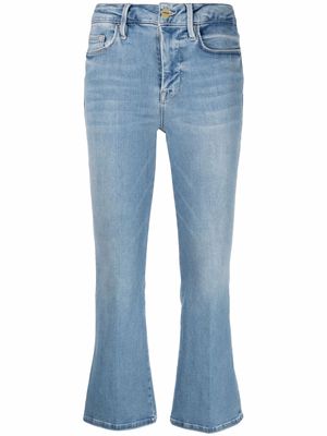 FRAME flared cropped jeans - Blue
