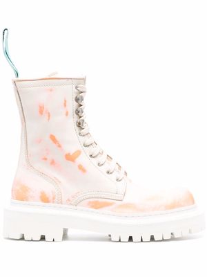 CamperLab Eki chunky-sole lace-up boots - White