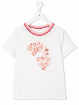 ZIMMERMANN Kids Rosa floral-print short-sleeve T-shirt - White
