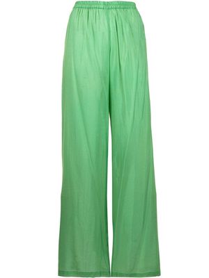 Bambah wide-leg cotton trousers - Green