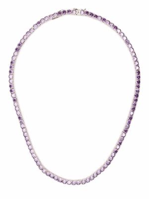 Mounser Laguna crystal necklace - Silver