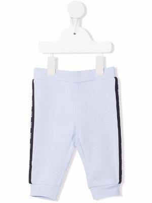 BOSS Kidswear rear logo-print leggings - Blue