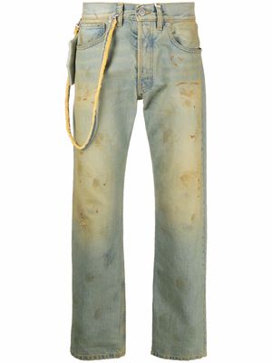 Maison Margiela distressed effect jeans - Neutrals