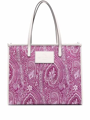 ETRO paisley-print tote bag - Pink