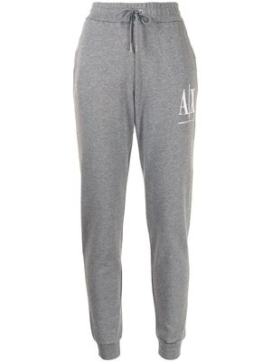 Armani Exchange logo-print sweatpants - Grey