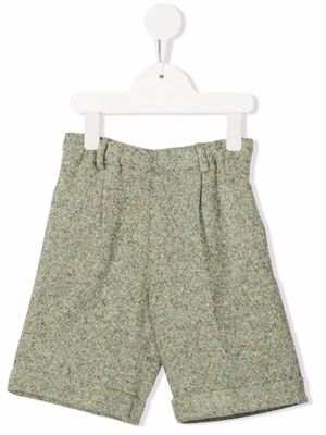 Siola elasticated tailored shorts - Green