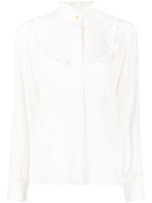 PS Paul Smith ruffle-detail shirt - White