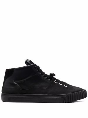 Maison Margiela high-top lace-up sneakers - Black