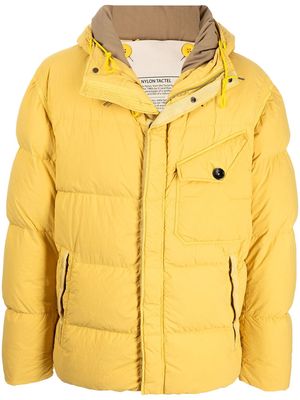 Ten C classic padded coat - Yellow