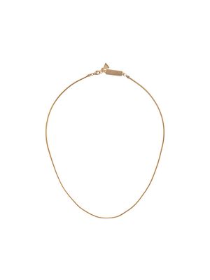 Coup De Coeur snake chain necklace - Gold