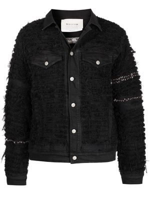 1017 ALYX 9SM stud-embellished denim jacket - Black