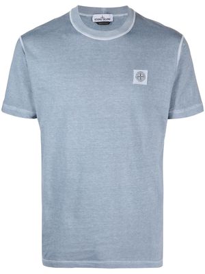 Stone Island chest logo-patch T-shirt - Blue