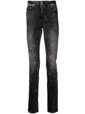 Bossi Sportswear crinkled skinny jeans - Black