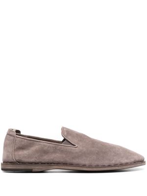 Officine Creative slip-on suede loafers - Grey