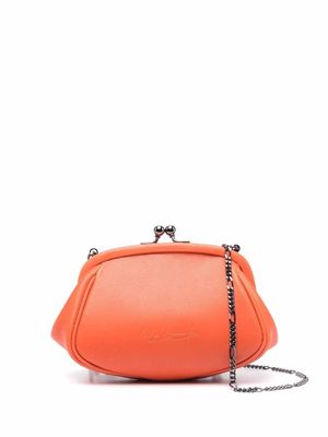 Discord Yohji Yamamoto leather frame purse - Orange