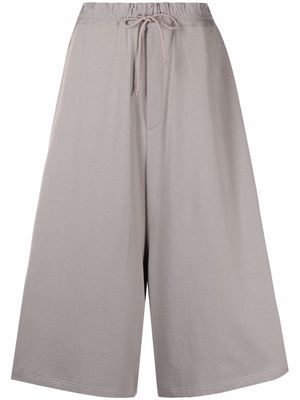 Y's cropped track pants - Grey