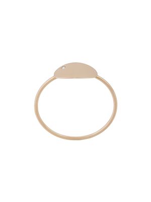 GINETTE NY disc ring - Metallic