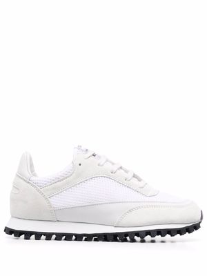 Comme Des Garçons Comme Des Garçons mesh-panel low top sneakers - White