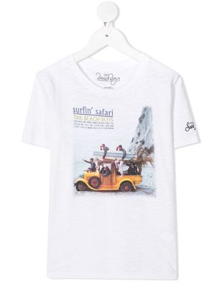 MC2 Saint Barth Beach Boys Safari print T-shirt - White
