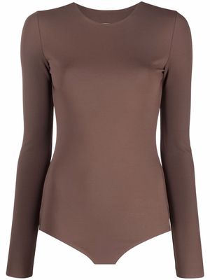 Maison Margiela long-sleeve bodysuit - Brown