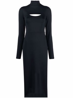 AMBUSH cut-out mid-length dress - Black