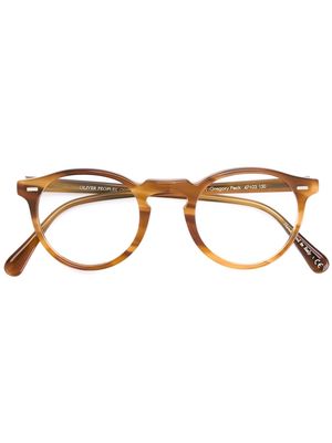 Oliver Peoples Gregory Peck glasses - Brown