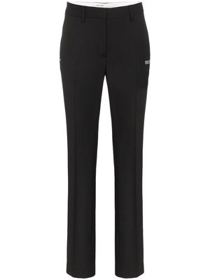 Off-White high-waisted tailored trousers - Black