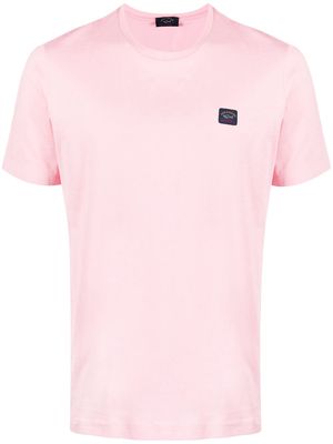 Paul & Shark logo T-shirt - Pink