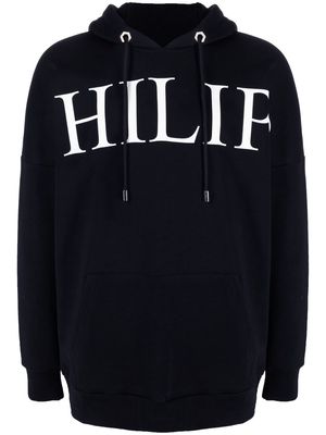 Philipp Plein logo-print hoodie - Black