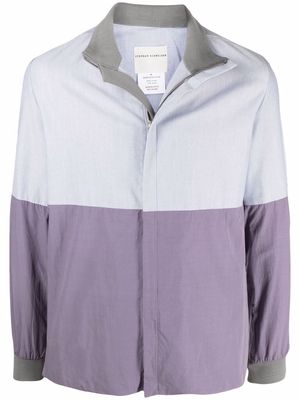 Stephan Schneider lightweight colour-block jacket - Blue