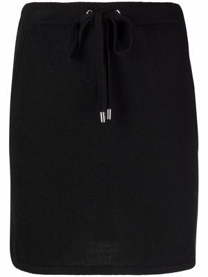 Michael Michael Kors drawstring wool mini skirt - Black
