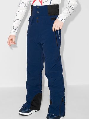 Perfect Moment Kids high-waisted ski trousers - Blue