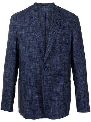 PAUL SMITH abstract-print tailored blazer - Blue