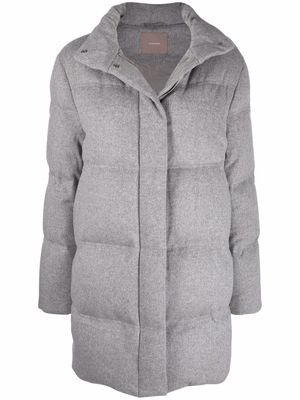 12 STOREEZ oversized wool puffer coat - Grey