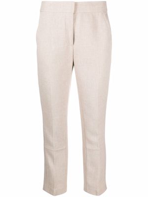 Tory Burch button-cuff trousers - Neutrals