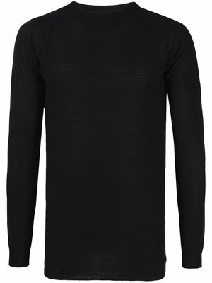 Rick Owens fine-knit cashmere jumper - Black