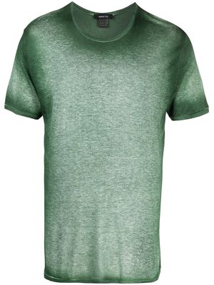 Avant Toi faded-effect T-shirt - Green
