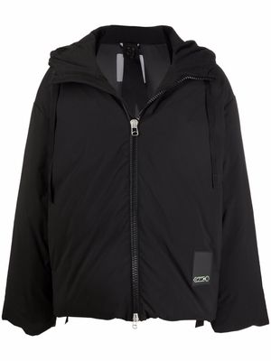 OAMC padded zipped hooded jacket - Black