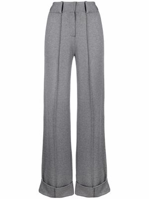 Karl Lagerfeld wide-leg tailored trousers - Grey