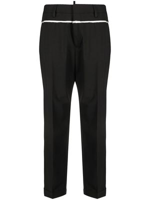 Dsquared2 high-waisted tapered trousers - Black