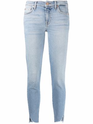 7 For All Mankind low-rise skinny jeans - Blue