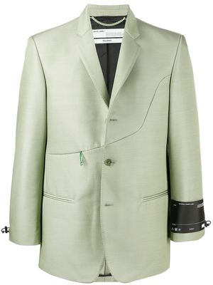 Off-White Contour blazer - Green
