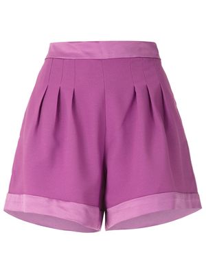 Olympiah Tyrian pleated shorts - Purple